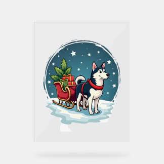 Señal Acrílica Festividad de Husky Ride