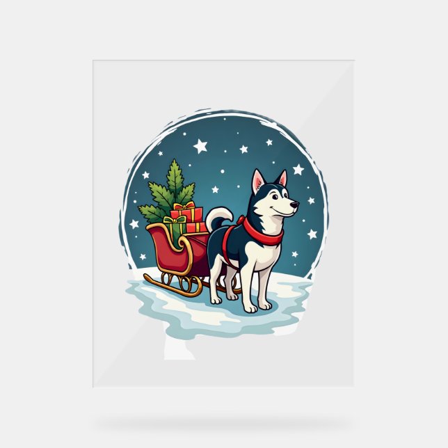 Señal Acrílica Festividad de Husky Ride (Anverso)