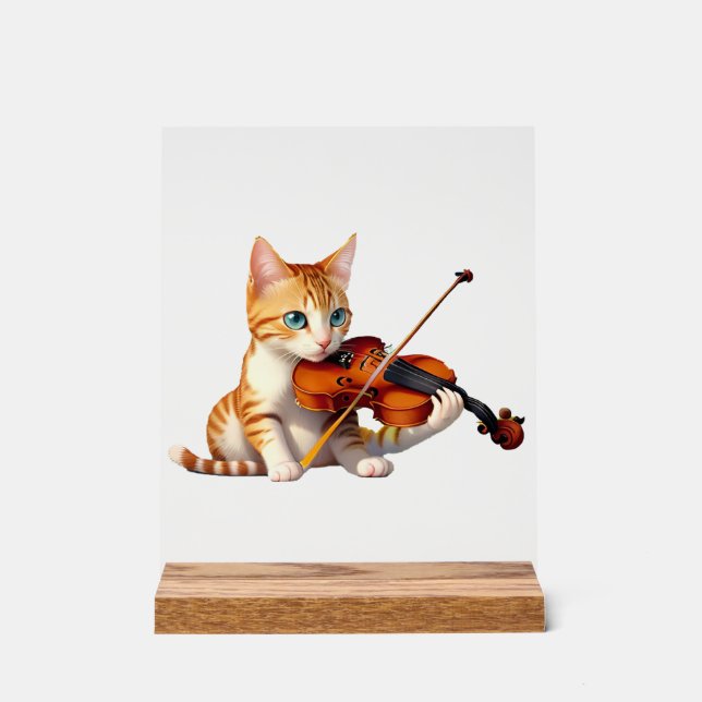 Señal Acrílica Fidel Kitty (Anverso)