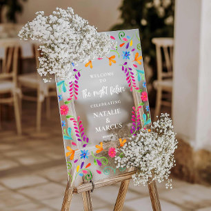 Señal Acrílica Fiesta Acrílica La Noche Antes Del Rótulo Boda