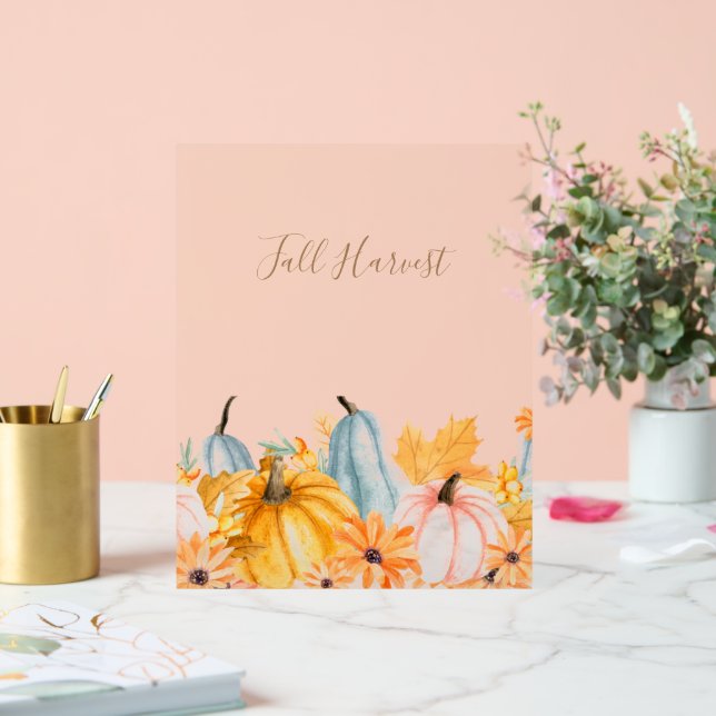 SEÑAL ACRÍLICA FIESTA DE LA COSECHA DE OTOÑO (Boda)