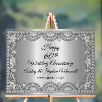 Fiesta del 60° Aniversario del Diamante Boda