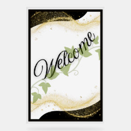 Señal Acrílica Firma del boda de bienvenida