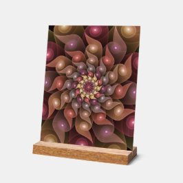 Señal Acrílica Flor surrealista brillante modernidad Resumen arte