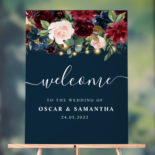 Señal Acrílica Flores y luces azules y rojas de la Marina Rusa de (Neutral )