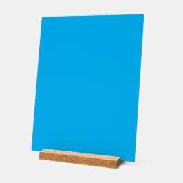 Señal Acrílica Fondo azul brillante sólido