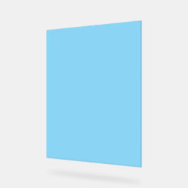 Señal Acrílica Fondo azul claro sólido de color uniforme