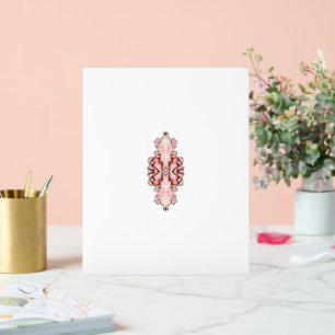 Señal Acrílica fondo de pantalla de diseño interior con flores ro