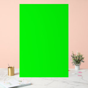 Señal Acrílica Fondo de pantalla verde neón sólido para croma