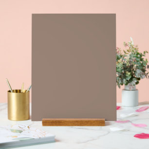 Señal Acrílica Fondo Rosa cálido y denso - Diseño Boda