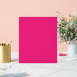 Señal Acrílica fondo rosa con borde negro<br><div class="desc">El diseño es un gran cuadrado azul que parece un cielo claro y luminoso. El color del cielo es un color azul intenso que le confiere un aspecto animado y animado.</div>