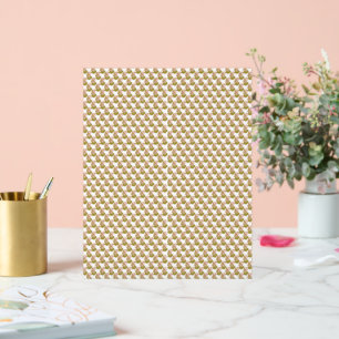 Señal Acrílica fondo verde y blanco con hojas pequeñas