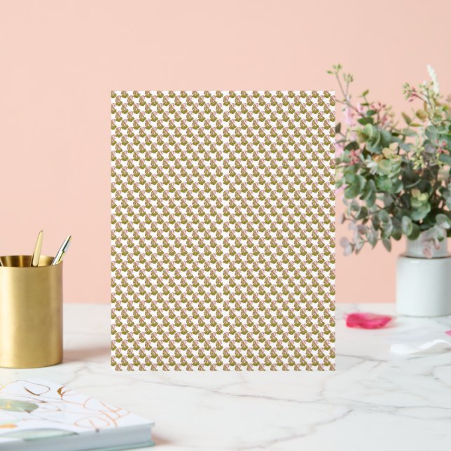 Señal Acrílica fondo verde y blanco con hojas pequeñas (Boda)