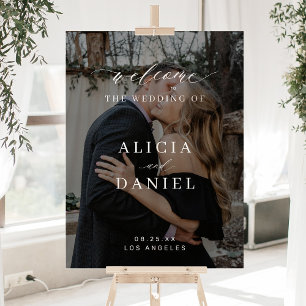 Señal Acrílica Foto boda personalizado bienvenida Rótulo acrílico