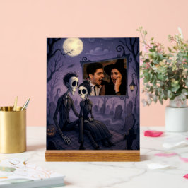 Señal Acrílica Foto personalizada de Halloween gótico