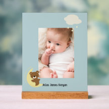 Foto personalizada sobre el Rótulo de la Luna