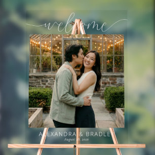 Señal Acrílica Foto Verde Romántica