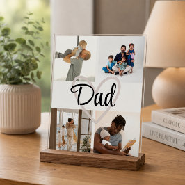 Señal Acrílica Foto y texto personalizados – Día del Padre person
