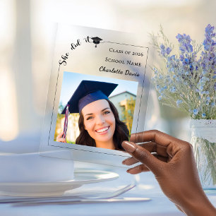 Señal Acrílica Fotos modernas de graduados