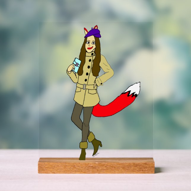 Señal Acrílica Foxgirl (Neutral )