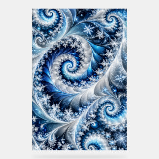 Señal Acrílica Fractal Helado