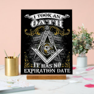 Señal Acrílica Freemason