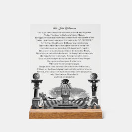 Señal Acrílica Freemason