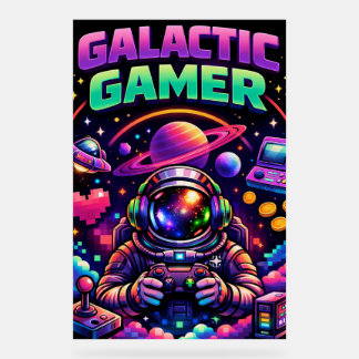 Señal Acrílica Galactic gamer