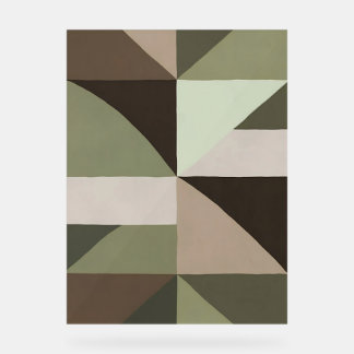 Señal Acrílica Geometría orgánica de Rótulo acrílico