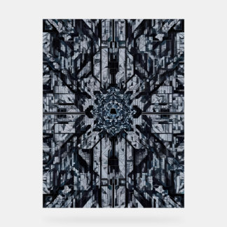 Señal Acrílica Geométrica moderna: Ciudadela digital H-16