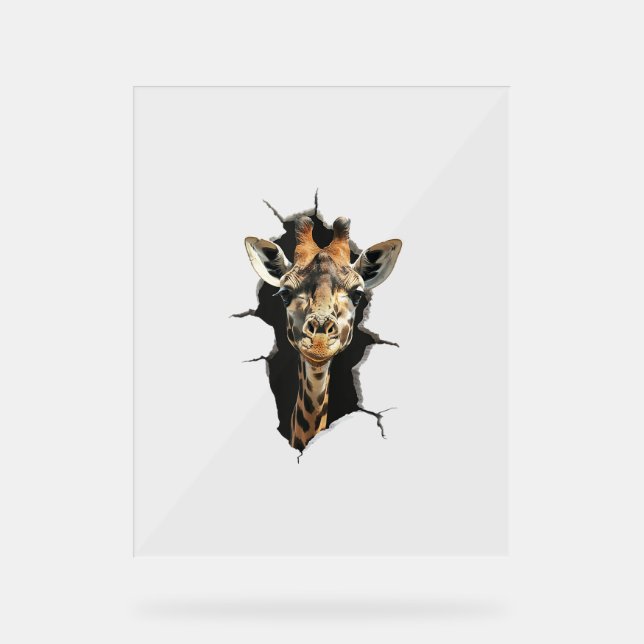 Señal Acrílica Giraffe _7 (Anverso)