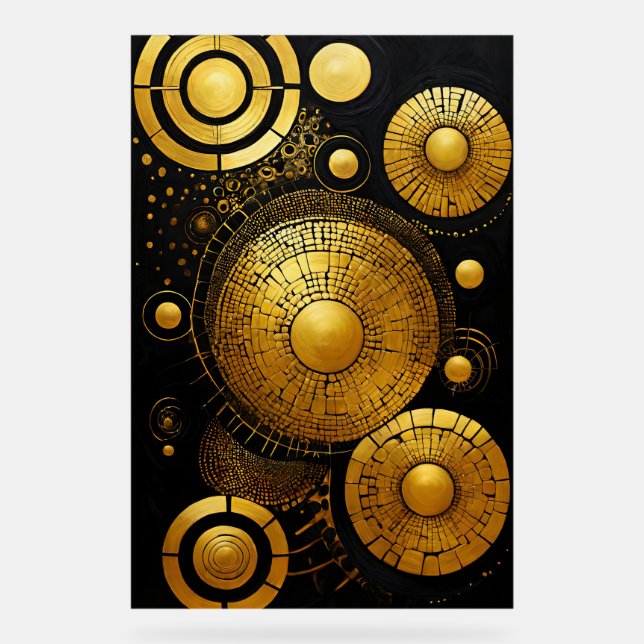 Señal Acrílica GoldRush 1 Rótulo acrílico (Anverso)