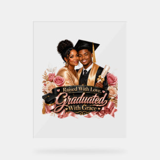 Señal Acrílica Graduado con Gracia Hijo