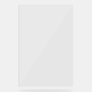 Señal Acrílica Gráfica de asientos Boda transparente de 24" x 36"