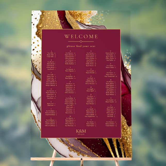 Señal Acrílica Gráfica de asientos esparkling abstracta rojo de v (Neutral )