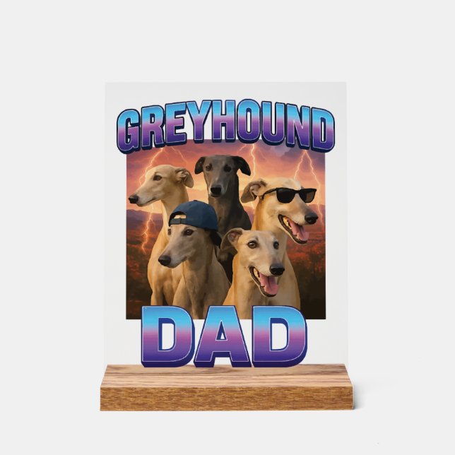 Señal Acrílica Greyhound (Anverso)