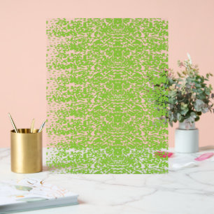 Señal Acrílica Grunge Lime Textura Verde
