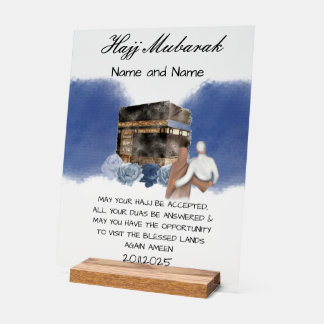 Señal Acrílica Hajj Mubarak acrílico