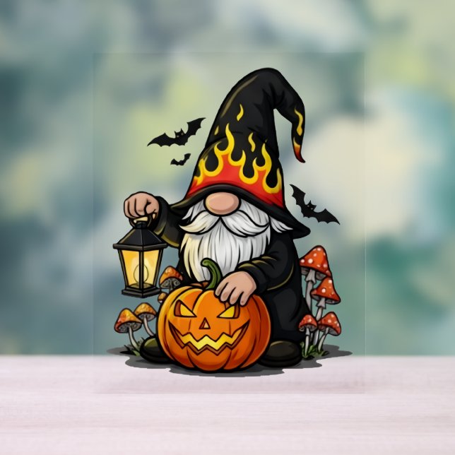 Señal Acrílica Halloween Gnome Acrylic Sign (Neutral )