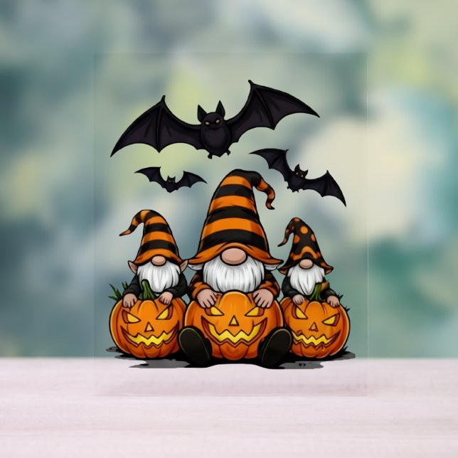 Señal Acrílica Halloween Gnome Acrylic Sign (Neutral )