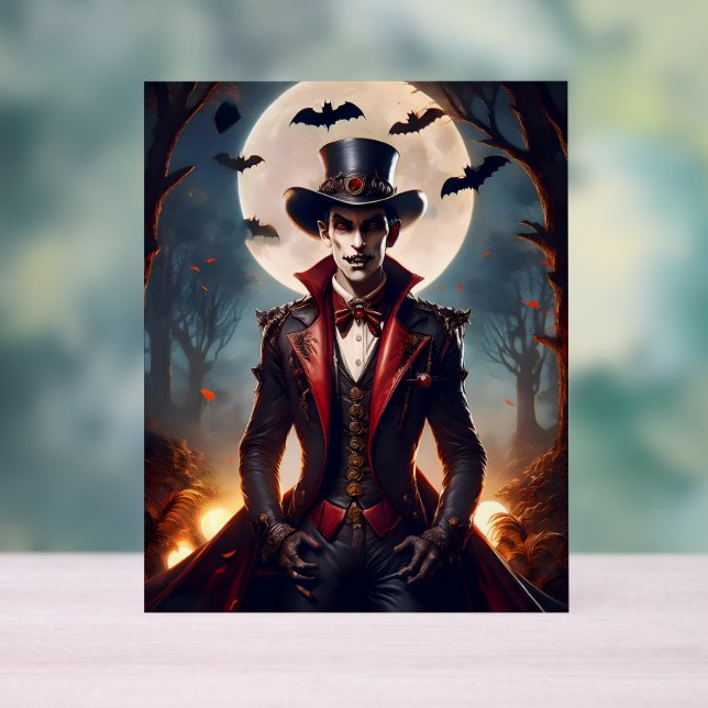 Señal Acrílica Halloween Steampunk Gótico Zombie Vampiro (Neutral )
