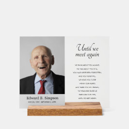 Señal Acrílica Hasta que nos reunamos de nuevo con el servicio co