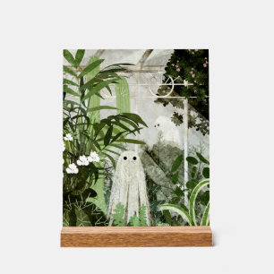 Señal Acrílica Hay un fantasma en el Greenhouse de nuevo...