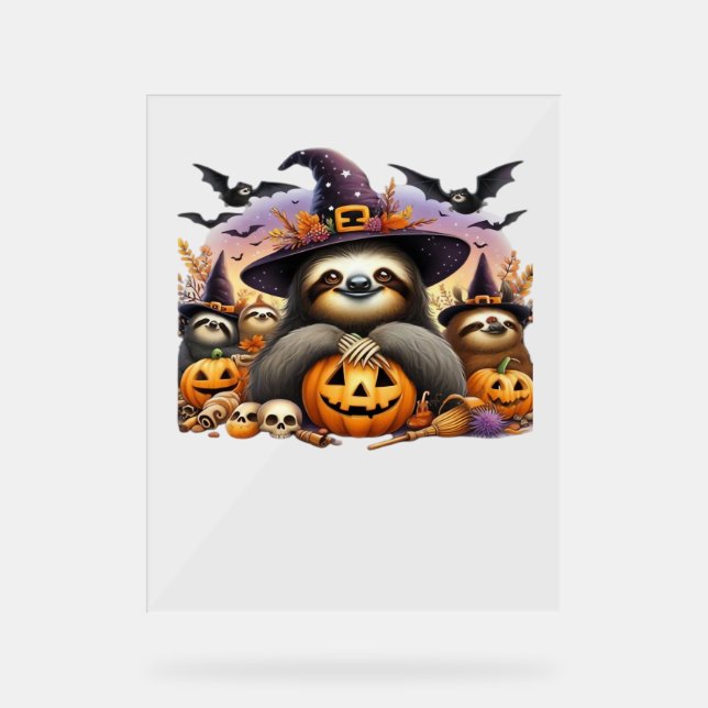 Señal Acrílica Hermosa pereza Classic T-Shirt_2 (Anverso)