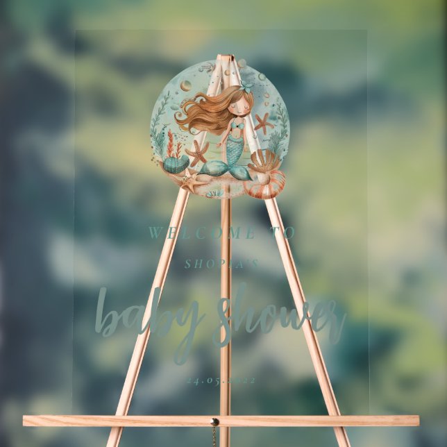 Señal Acrílica Hijos de Sueños de Sirena (Neutral )