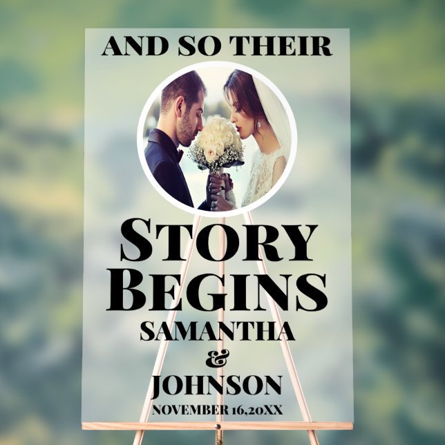 Señal Acrílica Historia acrílica escarpada comienza signo de bien (Neutral )