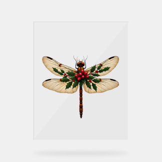 Señal Acrílica Holly Winged Dragonfly