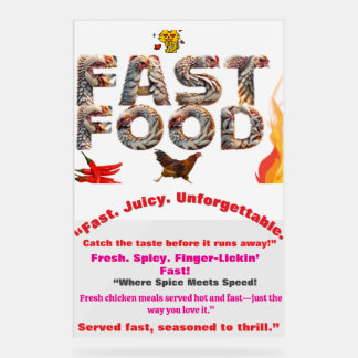 Señal Acrílica "Hot & Hilarious Business Promos"