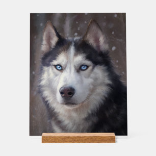 Señal Acrílica Husky Siberian