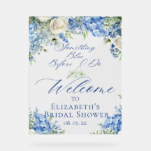 Hydrangea Azul Bienvenida a la Despedida de Solter